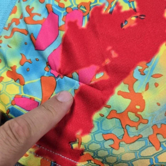 Huk Performance Fishing Shirt Mens Medium LS Icon X Kryptek Camo Polyester - Picture 7 of 12